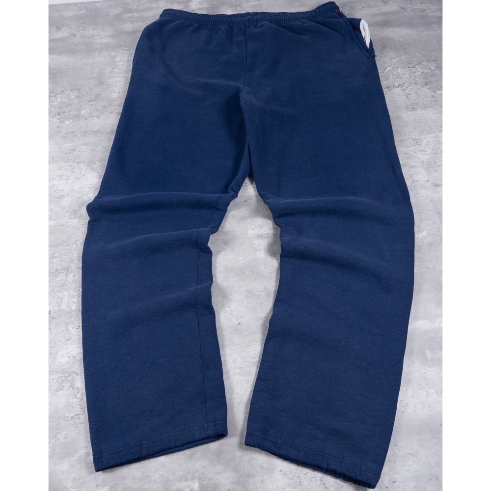 y2k russell athletic sweatpants baggy navy mens large